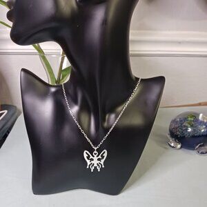 Silver Butterfly Necklace